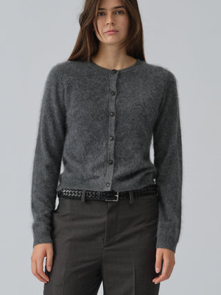 Women's Brushed O-Cardigan - Heather Grey