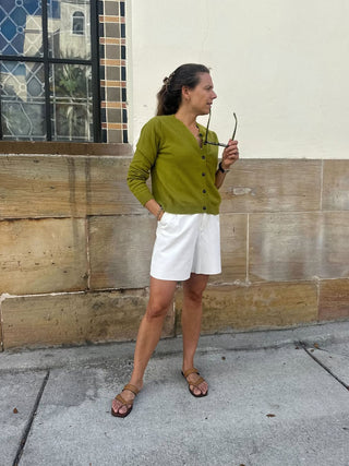 Women's O-Cardigan - Olive