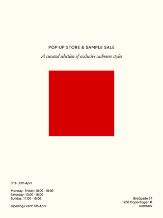 Pop-Up Store & Sample Sale