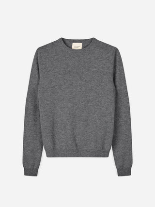 Women's Fitted Roundneck - Heather Grey