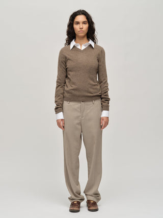 Women's Fittet 90's V-Neck - Truffle