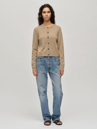 Women's O-Cardigan - Taupe