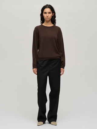 Women's Classic Roundneck - Dark Brown