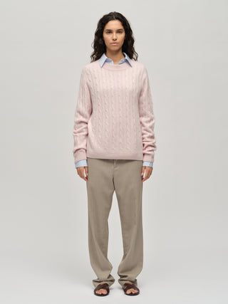 Premium Classic Cableknit - Baby Pink