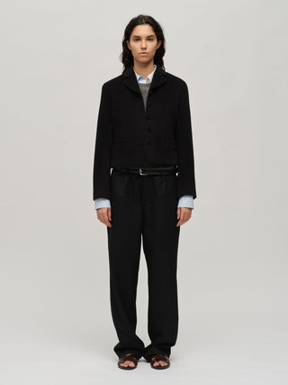 Women's Short Blazer - Black