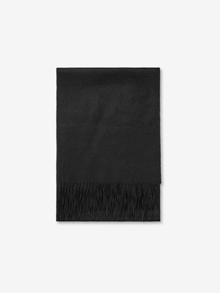 Cashmere Woven Scarf - Black