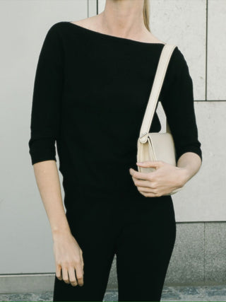 Women's Boat Neck - Black