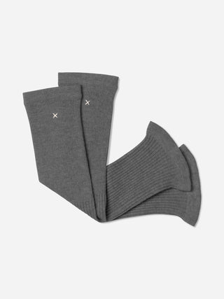 Cashmere Arm Warmers - Heather Grey