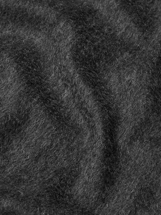 Cashmere Woven Scarf - Dark Grey