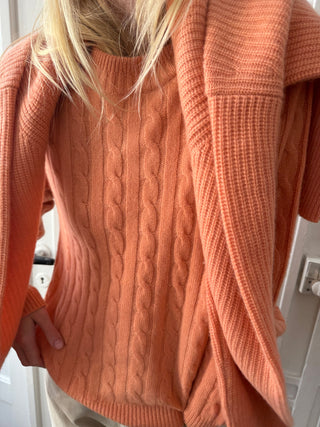 Premium Classic Cableknit - Peach
