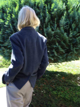 Women's Oversized Blazer - Heather Grey