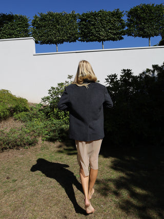 Women's Oversized Blazer - Heather Grey