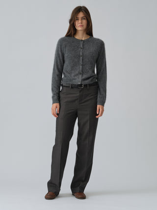 Women's Brushed O-Cardigan - Heather Grey
