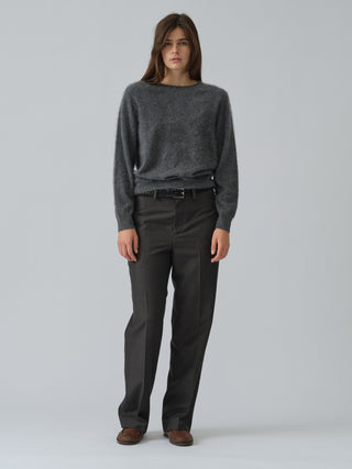 Women's Brushed Crewneck - Heather Grey