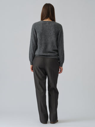Women's Brushed Crewneck - Heather Grey