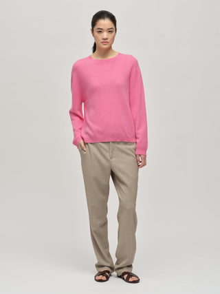 Women's Oversized Roundneck - Pink