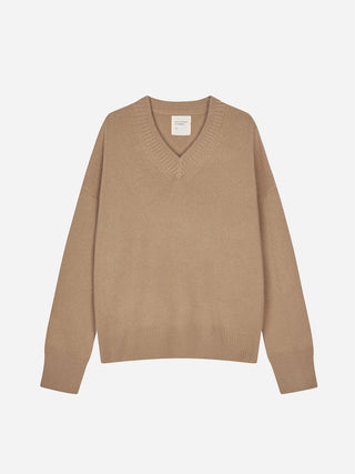 Premium V-Neck - Taupe