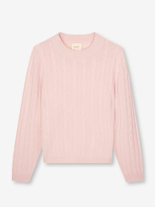 Premium Classic Cableknit - Baby Pink