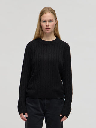 Premium Classic Cableknit - Black
