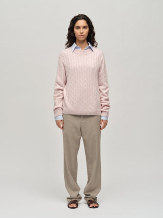 Premium Classic Cableknit - Baby Pink