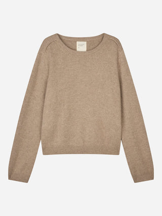 Premium Patched Classic Roundneck - Toast