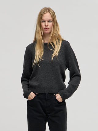 Premium Patched Classic Roundneck - Dark Grey