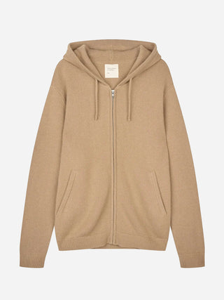 Premium Original Zip Hoodie - Dark Camel