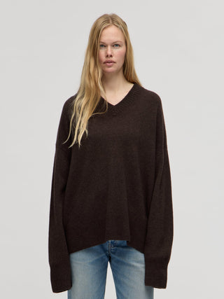 Premium V-Neck - Black Truffle