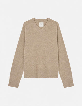 Premium V-Neck - Toast