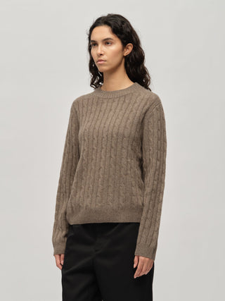 Premium Classic Cableknit - Truffle