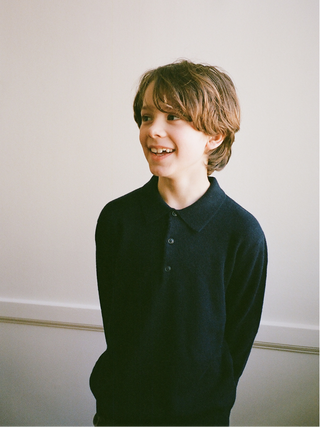 Kids Polo - Navy Blue