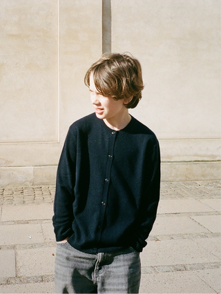 Kids Cardigan - Navy Blue