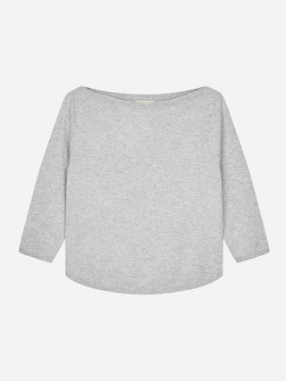 Women's Boat Neck - Ash Grey