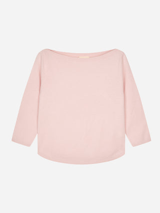 Women's Boat Neck - Baby Pink
