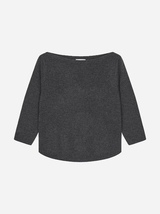 Women's Boat Neck - Dark Grey