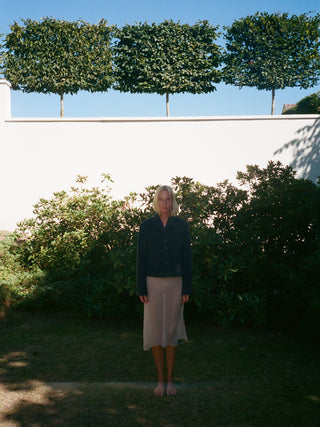 Women's Short Blazer - Heather Grey