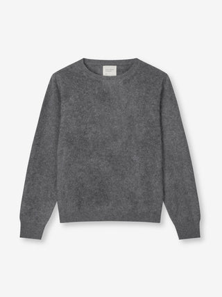 Women's Brushed Crewneck - Heather Grey