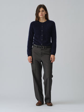 Women's Brushed O-Cardigan - Navy Blue