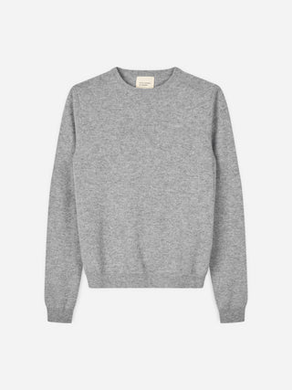 Women's Fitted Roundneck - Heather Grey Light