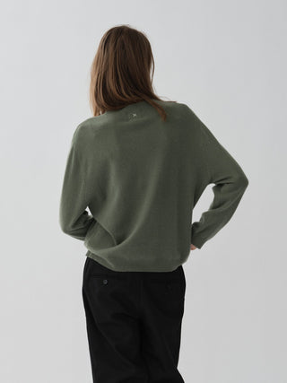 Women's Oversized Roundneck - Khaki