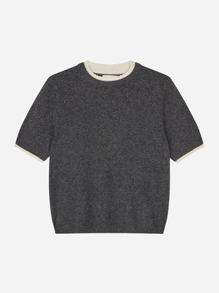 Women's Blouse - Dark Grey Crochet
