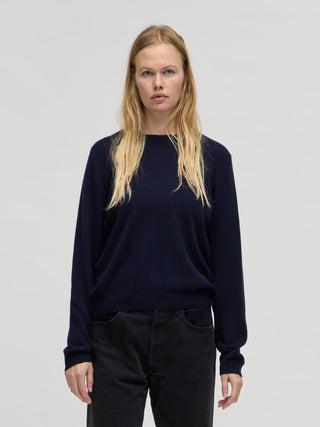Women's Classic Roundneck - Navy Blue