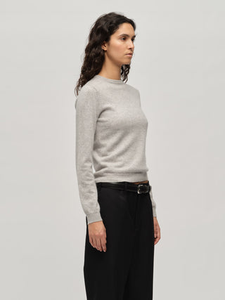 Women's Fitted Roundneck - Black Truffle