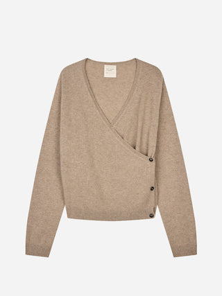 Women's French Cardigan - Toast