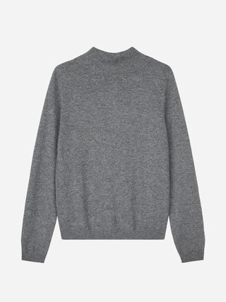 Women's Halo Collar Top - Heather Grey