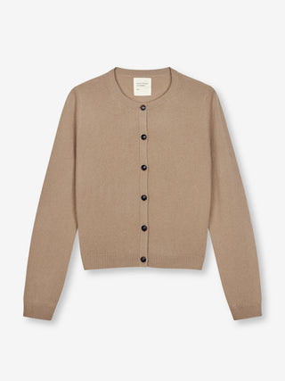 Women's O-Cardigan - Taupe