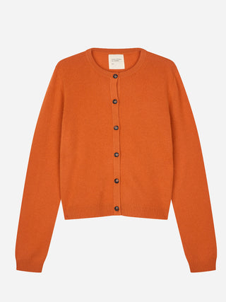 Women's O-Cardigan - Dark Orange