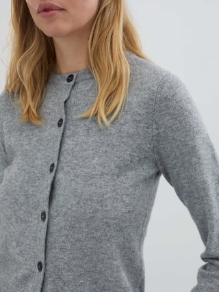 Women's O -Cardigan - Heather Grey Light