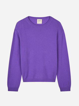 Women's Oversized Roundneck - Purple