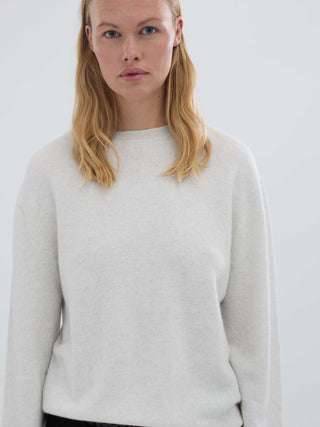 Women's Oversized Roundneck - Ecru